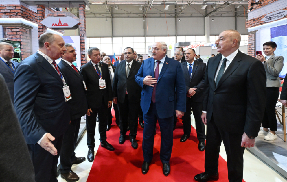 Präsidenten von Aserbaidschan und Belarus besuchen Fachmessen für Landwirtschaft und Lebensmittelindustrie „Caspian Agro“ und „InterFood Azerbaijan“ in Baku