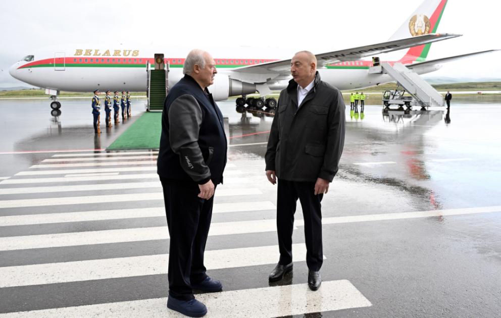 En marge de sa visite d’Etat en Azerbaïdjan, le président Loukachenko se déplace dans la région de Fuzouli