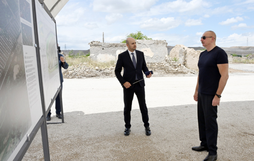 Cəbrayılın Karxulu kəndinin təməli qoyulub