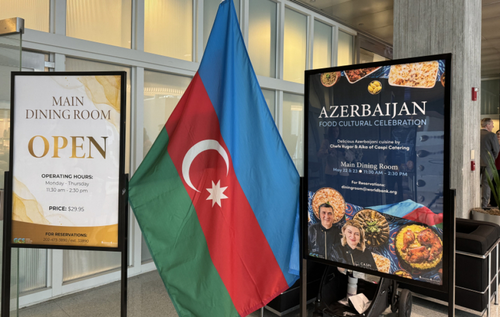 Dünya Bankında Azərbaycan mətbəxi günləri keçirilib