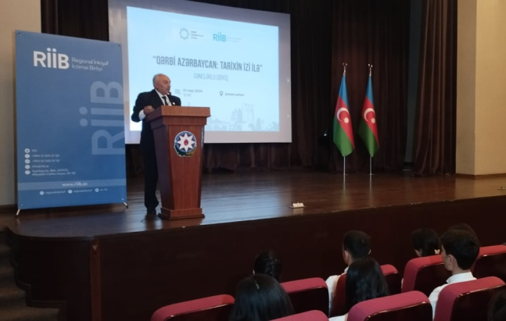 Şamaxıda gənclərlə Qərbi Azərbaycan həqiqətləri mövzusunda görüş keçirilib