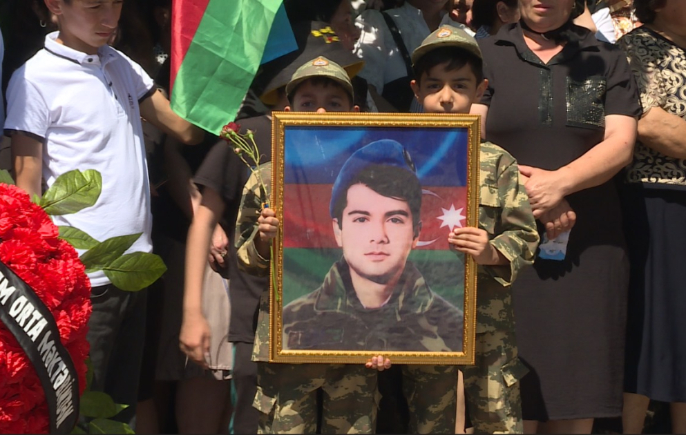 Birinci Qarabağ müharibəsinin şəhidi Şəkidə dəfn edilib