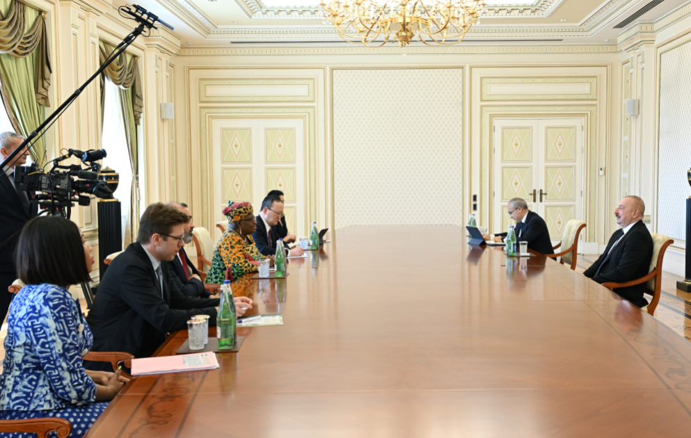 Le président azerbaïdjanais reçoit la directrice générale de l’Organisation mondiale du commerce