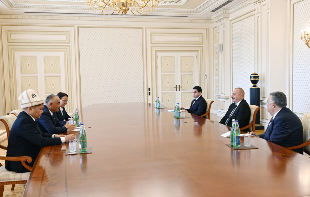 President Ilham Aliyev received Speaker of Jogorku Kenesh of Kyrgyzstan