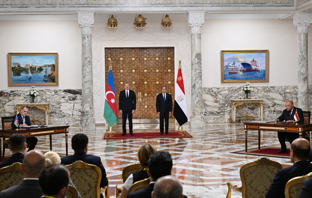 Azerbaijan, Egypt signed documents