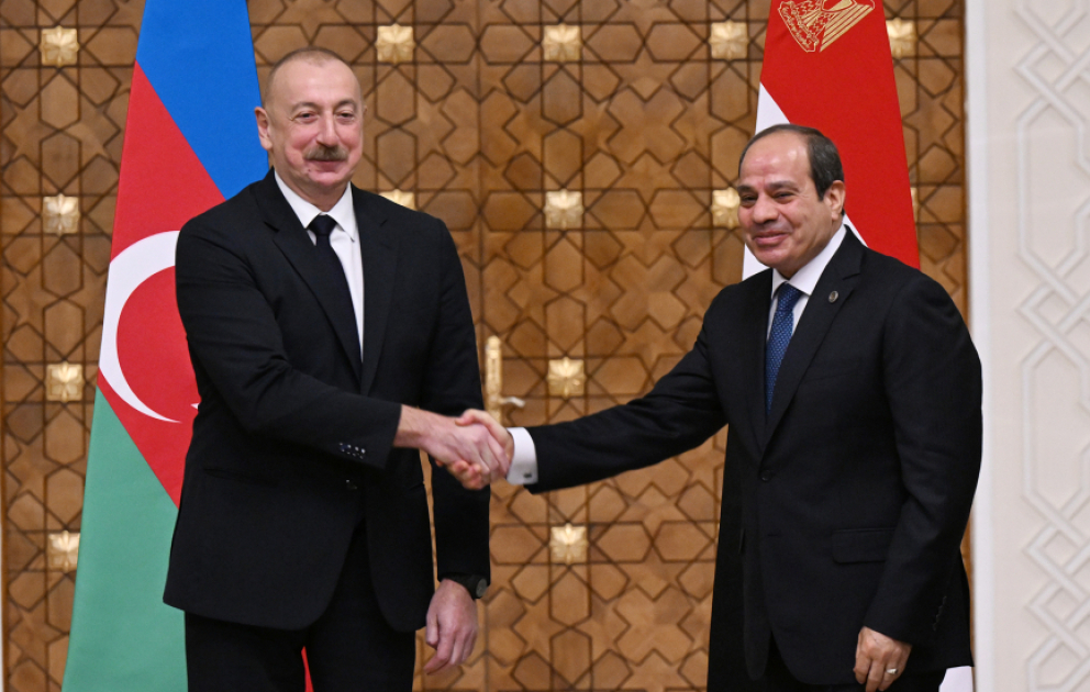 Gemeinsame Presseerklärung von Präsident Ilham Aliyev und Präsident Abdel Fattah Al-Sisi