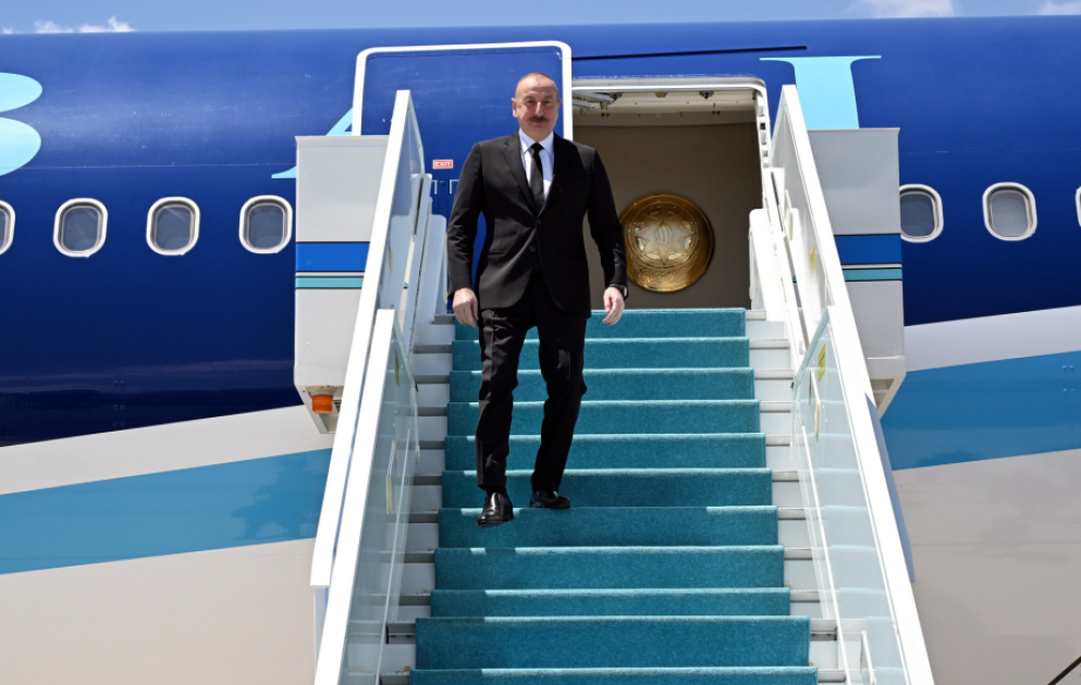 President of Azerbaijan Ilham Aliyev arrived in Ankara for working visit at invitation of President of Türkiye Recep Tayyip Erdogan