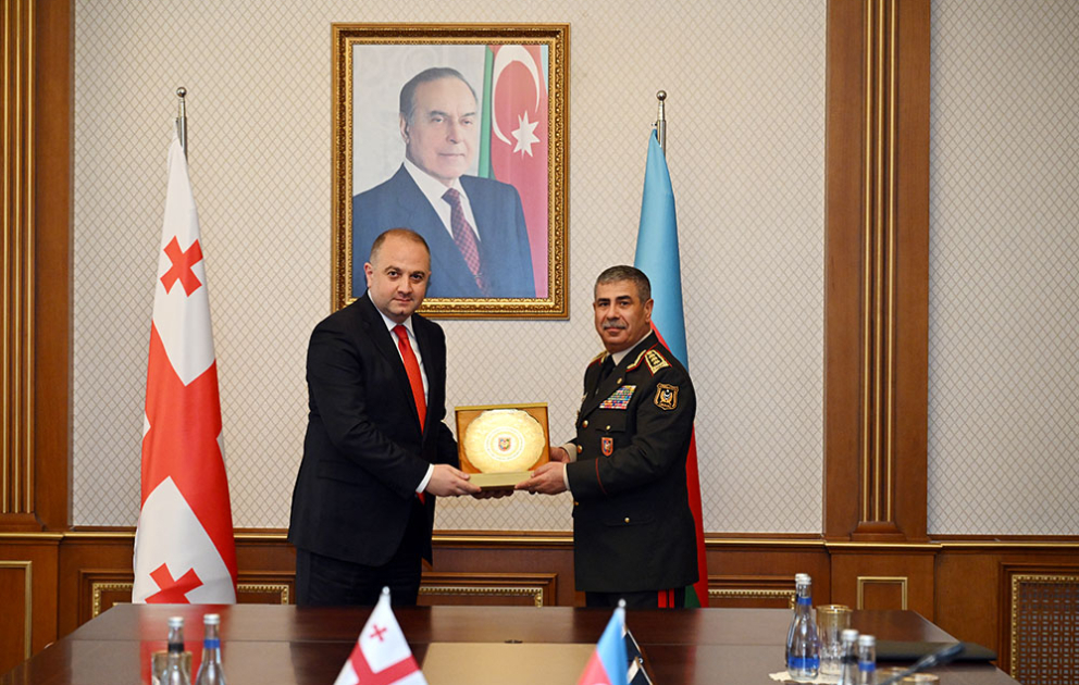 Azərbaycan ilə Gürcüstan arasında hərbi əməkdaşlığın inkişaf perspektivləri müzakirə edilib
