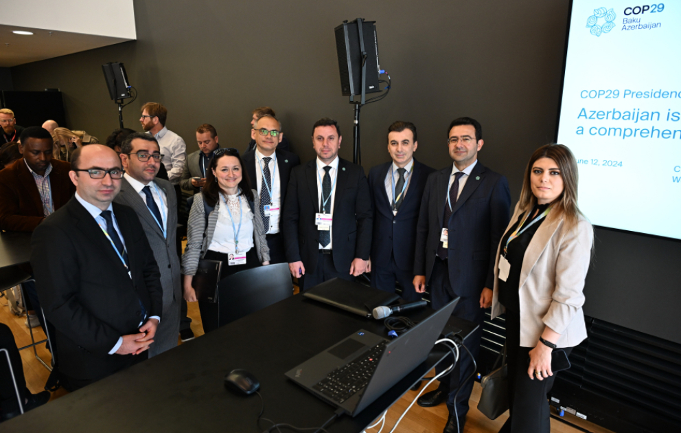Bonnda COP29 Sədrliyinin Fəaliyyət Gündəliyinə daxil olan bəzi təşəbbüslərin təqdimatı keçirilib