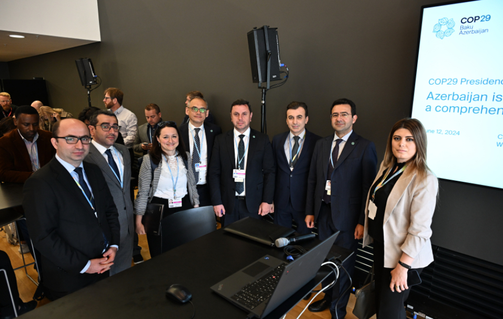 Initiatives included in COP29 Presidency plan of action presented in Bonn