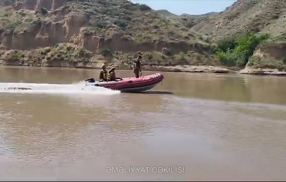 Çayda batdıqları ehtimal olunan iki nəfərin axtarışları davam edir