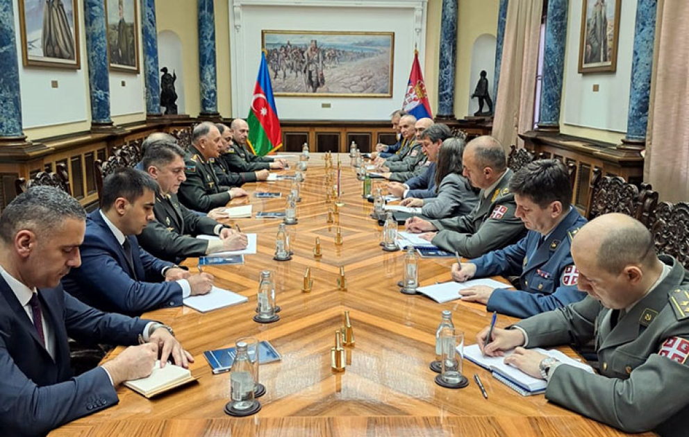Chief of General Staff of Azerbaijan Army starts the visit to Serbia