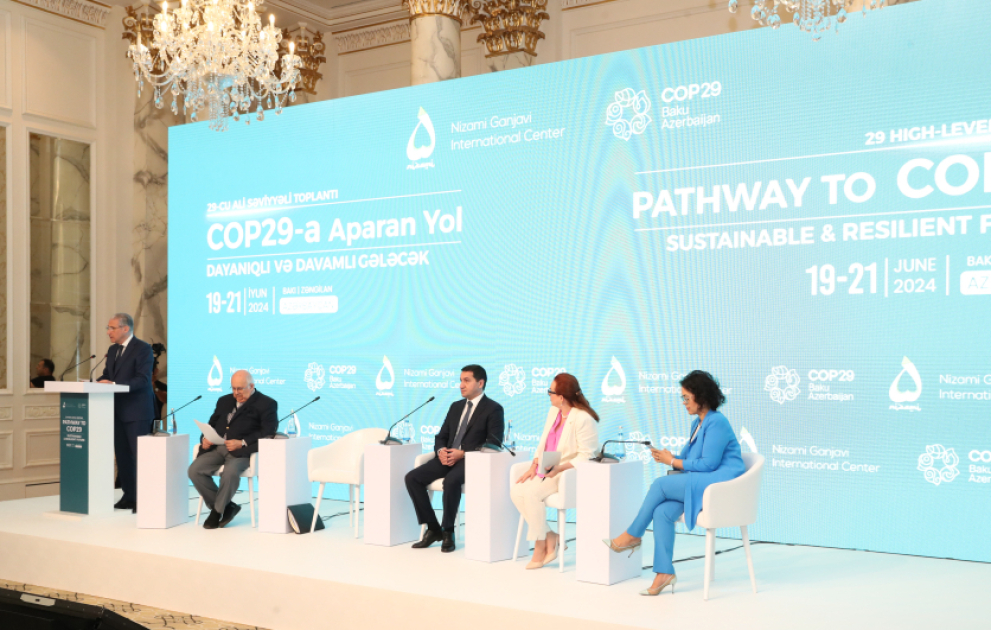 AZƏRTAC XƏBƏR VERİR: Bakıda COP29 ilə bağlı Yüksək Səviyyəli 29-cu Toplantı keçirilib