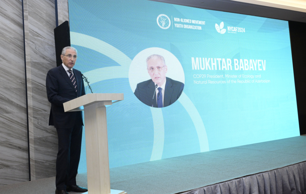 Bakıda Qoşulmama Hərəkatı Gənclər Təşkilatının İqlim Fəaliyyəti Forumunun açılış mərasimi keçirilib