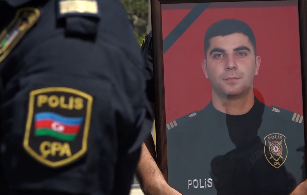 Həlak olan polis serjantı Binədə dəfn olunub