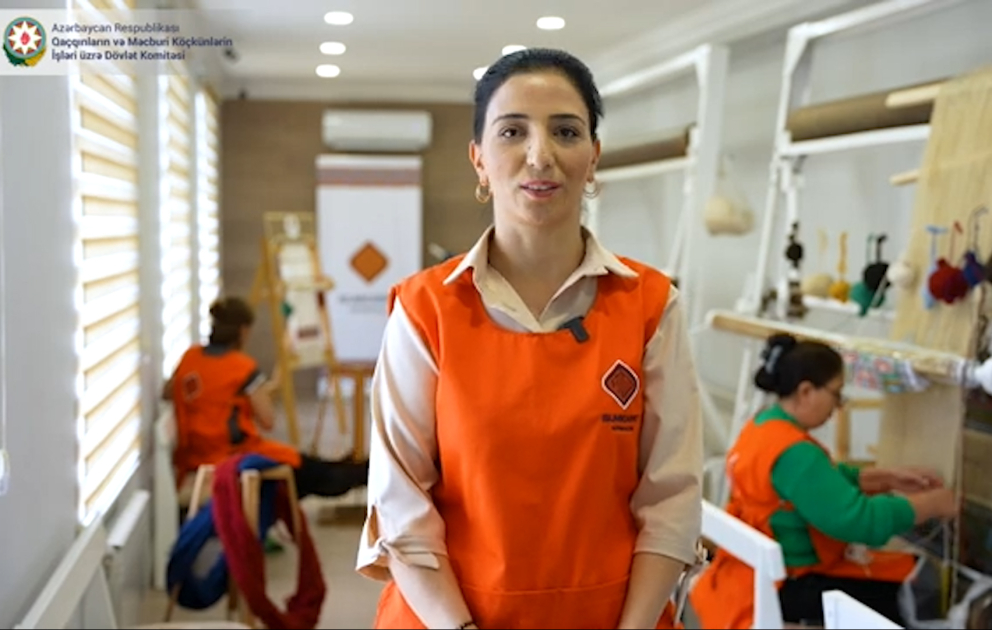 Gülnar Məhərrəmova: "Bu gün Laçında işlə təmin olunmuşuq"