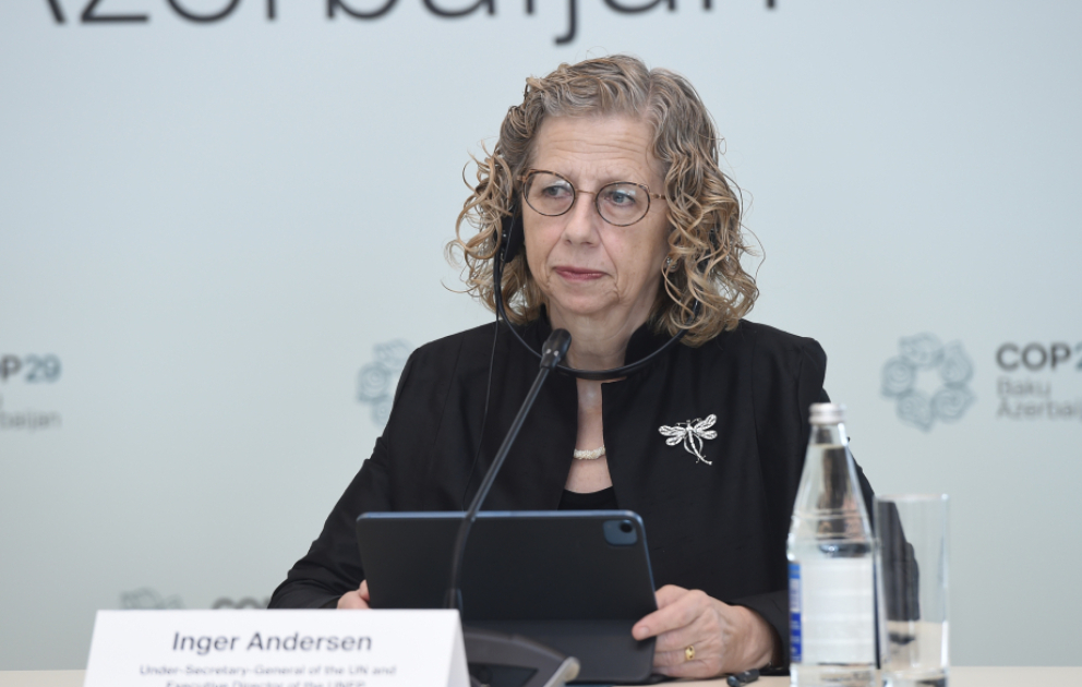 İnger Andersen: Xəzəryanı beş ölkə dənizin qorunması üçün birgə fəaliyyət göstərməlidir