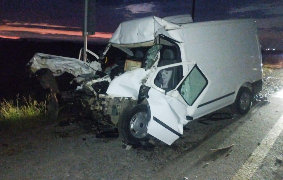 Kürdəmirdə ağır yol qəzası baş verib