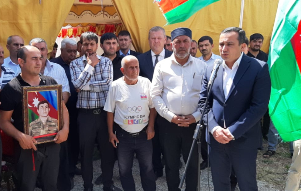 Останки шехида Ахлимана Аскерова преданы земле в Шамкире
