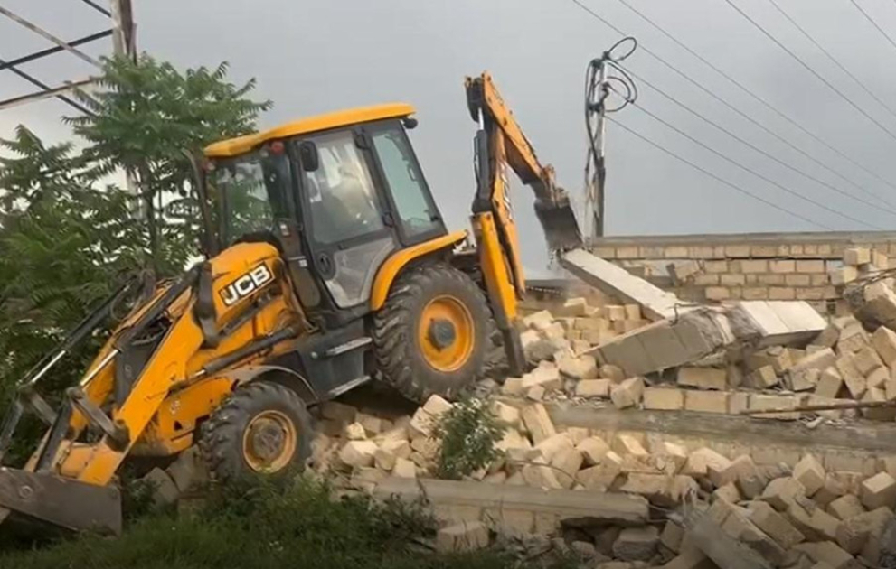 Qubada qanunsuz tikinti işlərinin qarşısı alınıb