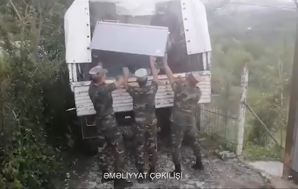 FHN tərəfindən təhlükə altında olan evlərin sakinləri köçürülür