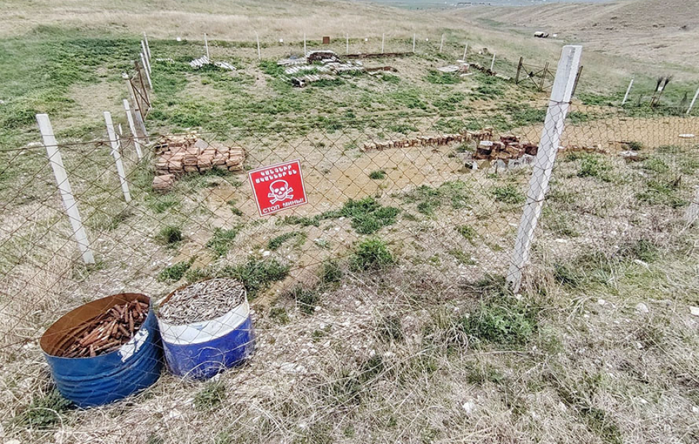 Xocalıda xeyli sayda döyüş sursatı aşkar edilib