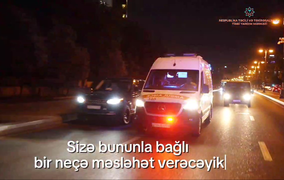Təcili Tibbi Yardım avtomobilinə necə yol vermək lazımdır?