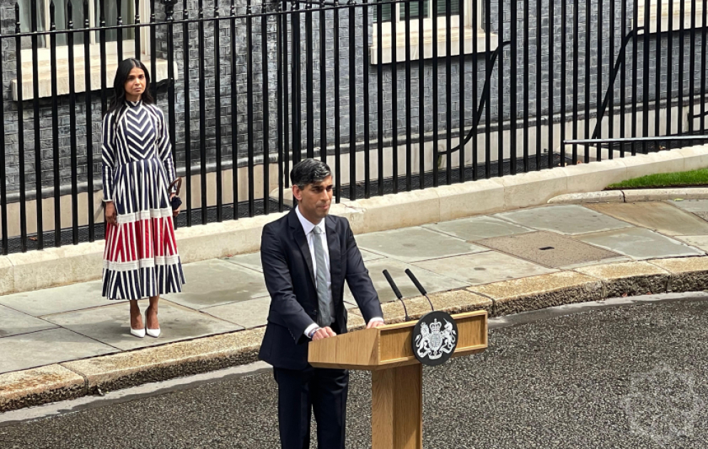 Rişi Sunak “10 Downing Street” qarşısında sonuncu dəfə çıxış edib