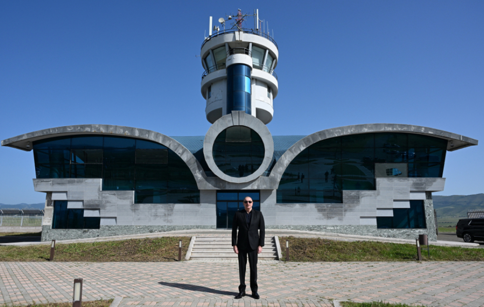 President Ilham Aliyev visited Khojaly airport