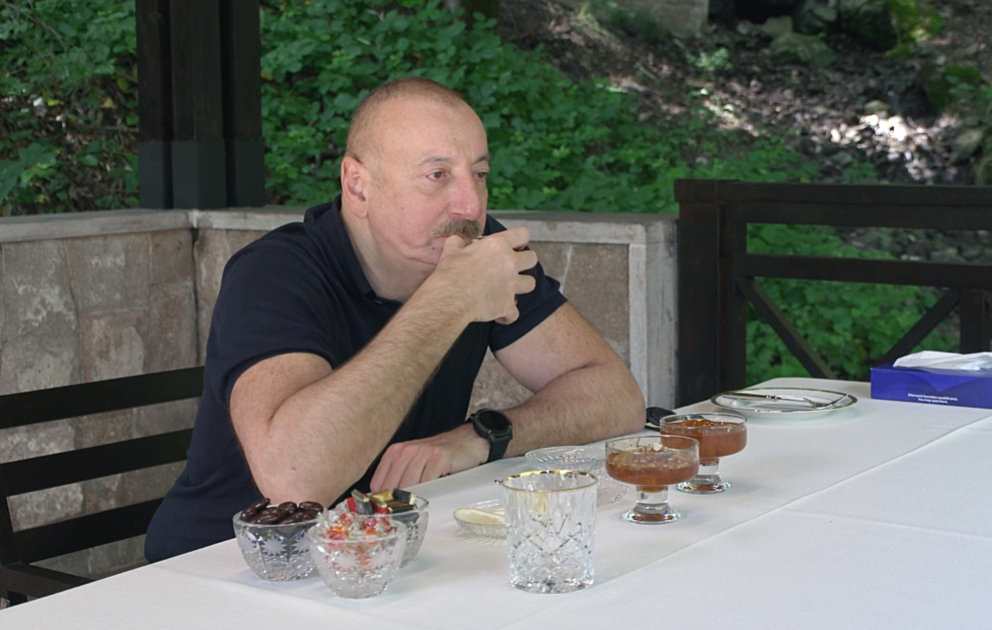 Prezident Şuşada açılışlar etdi