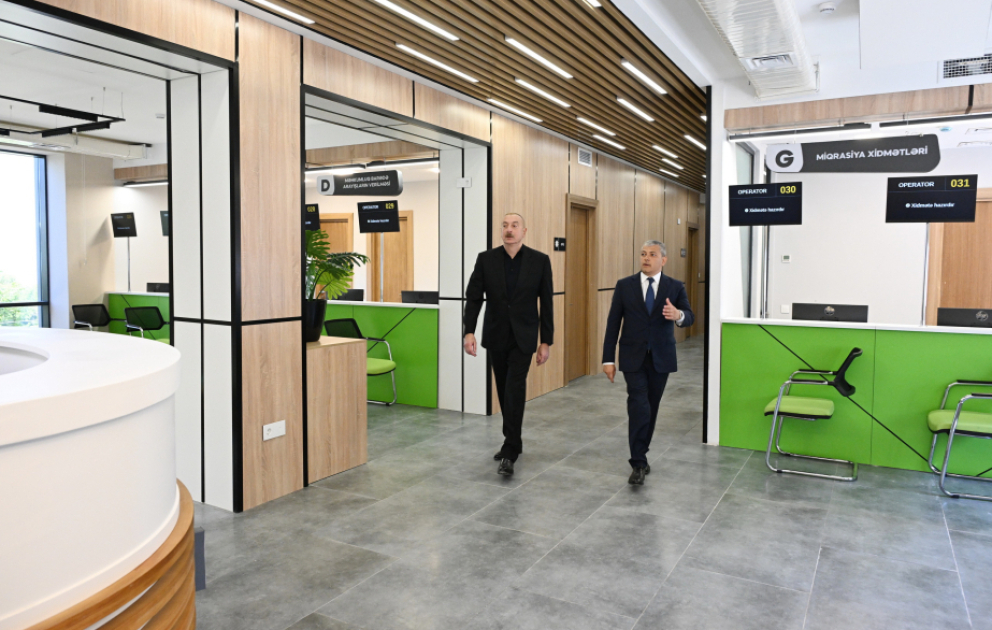 Schuscha: Präsident Ilham Aliyev besichtigt Zentrum für staatliche Dienstleistungen nach umfassender Renovierung