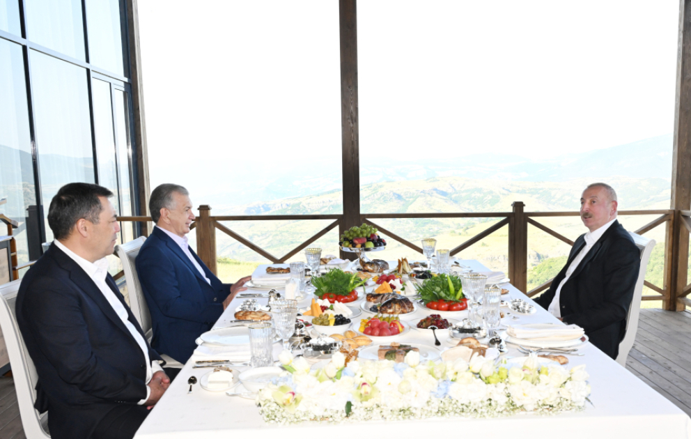 Presidents of Azerbaijan, Uzbekistan and Kyrgyzstan attended informal dinner in Shusha