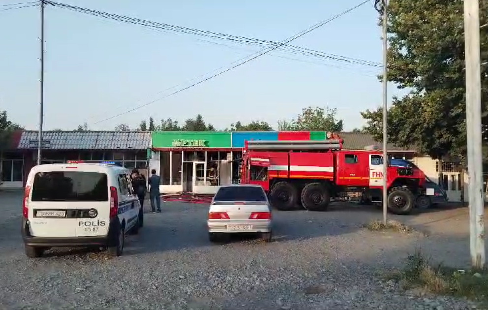 Oğuzda sahibkara məxsus üç obyektdə yanğın baş verib