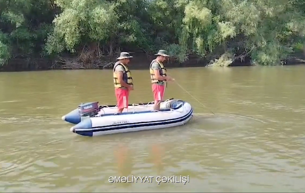 Kür çayında batdığı ehtimal olunan iki nəfərin axtarışları davam edir