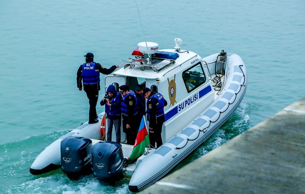 Su polisindən Xəzərdə brokonyer əməliyyatı