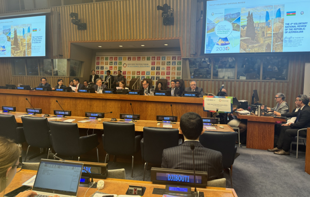 Azerbaijan presents 4th Voluntary National Review at UN headquarters