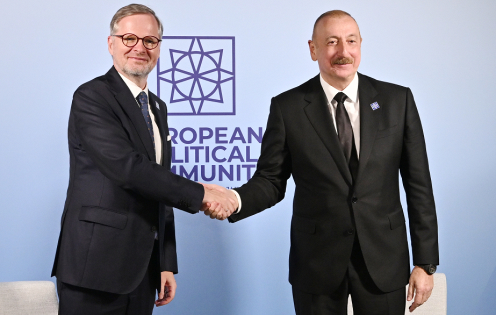 Le président azerbaïdjanais s’entretient avec le Premier ministre tchèque