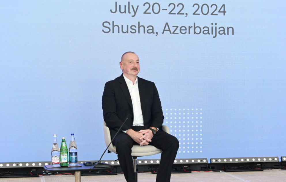 Şuşada 2-ci Qlobal Media Forumunun açılış mərasimi keçirilib.
Prezident İlham Əliyev Forumda iştirak edib