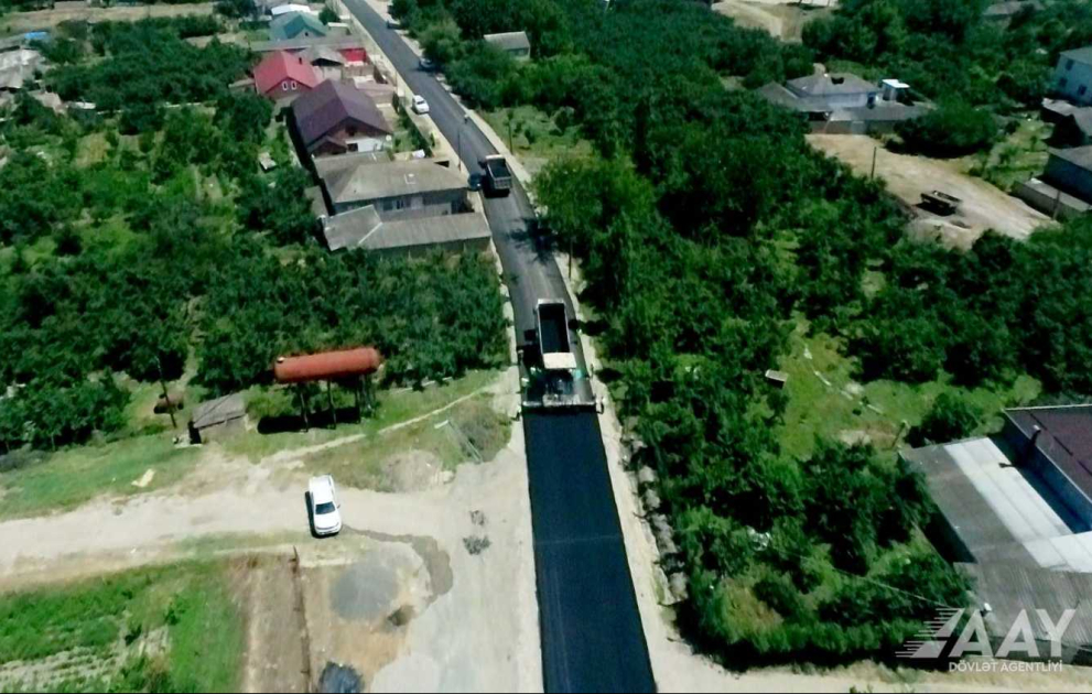 Qusarda 23 km uzunluğa malik avtomobil yolunun asfaltlanmasına başlanılıb