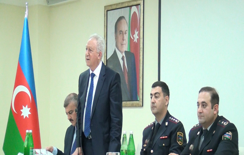 Şirvanda Milli Məclisə seçkilərdə polisin xidməti fəaliyyətinə həsr olunan seminar-müşavirə keçirilib