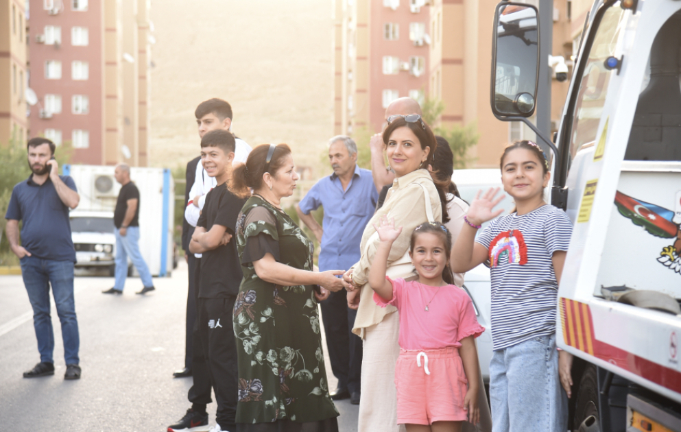 Laçın şəhərinə növbəti köç karvanı yola salınıb