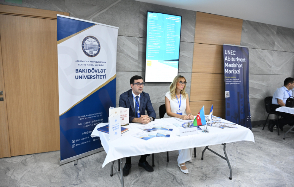 Dövlət İmtahan Mərkəzinin təşkilatçılığı ilə ali təhsil müəssisələrinin sərgisinə start verilib