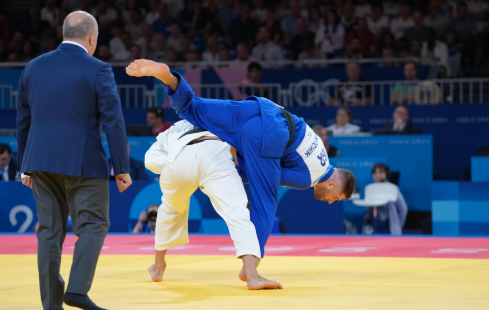 “Paris-2024”: Azərbaycan cüdoçusu yarımfinala vəsiqə qazanıb
