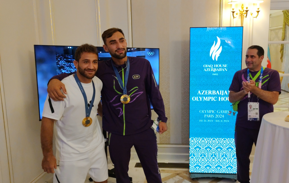 “Azərbaycan Olimpiya Evi”ndə cüdo üzrə Olimpiya çempionlarımızla görüş olub