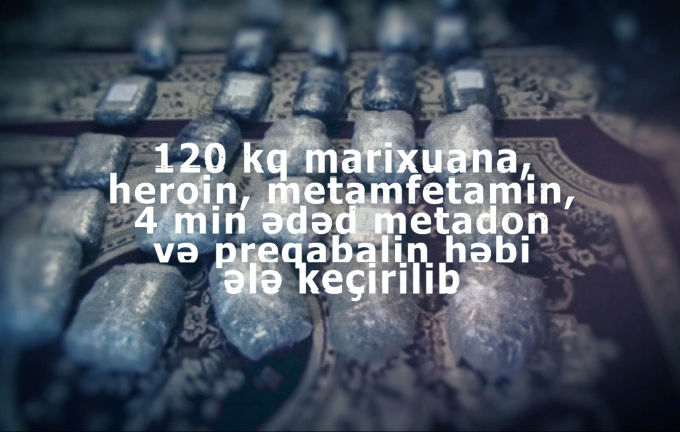 DİN-in Baş Narkotiklərlə Mübarizə İdarəsi ötən ay 120 kiloqram narkotik vasitəni dövriyyədən çıxarıb