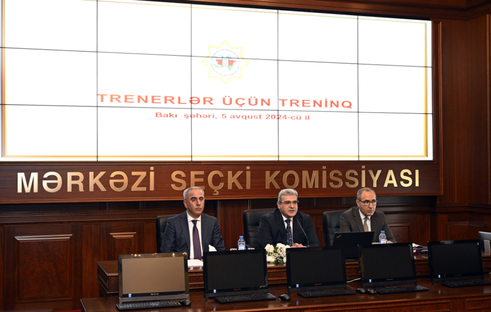 MSK Milli Məclisə seçkilərlə əlaqədar aşağı seçki komissiyaları üçün treninqlərə başlayıb