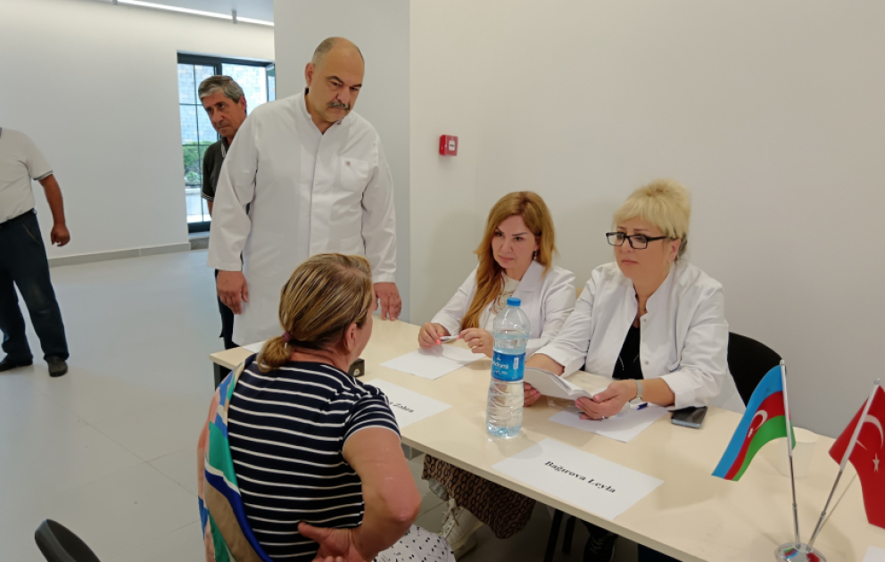Səhiyyə Nazirliyi Laçında əhalinin növbəti tibbi müayinələrini təşkil edib