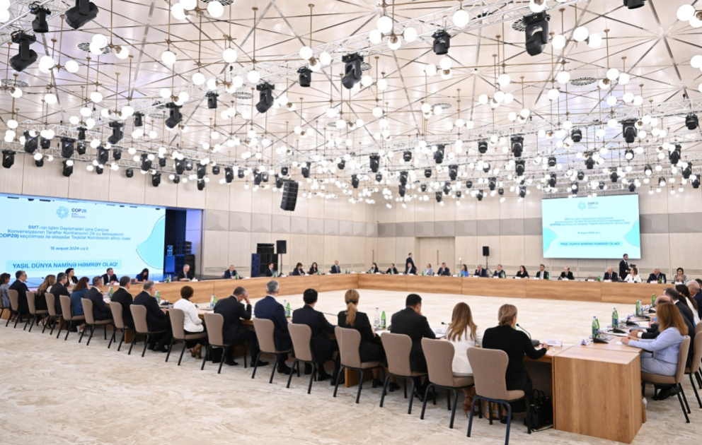COP29 ilə əlaqədar Təşkilat Komitəsinin altıncı iclası keçirilib
