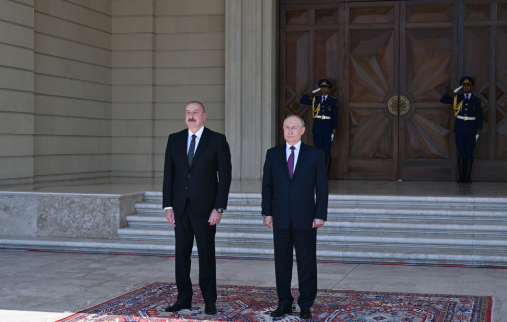 Official welcome ceremony was held for President of Russia Vladimir Putin