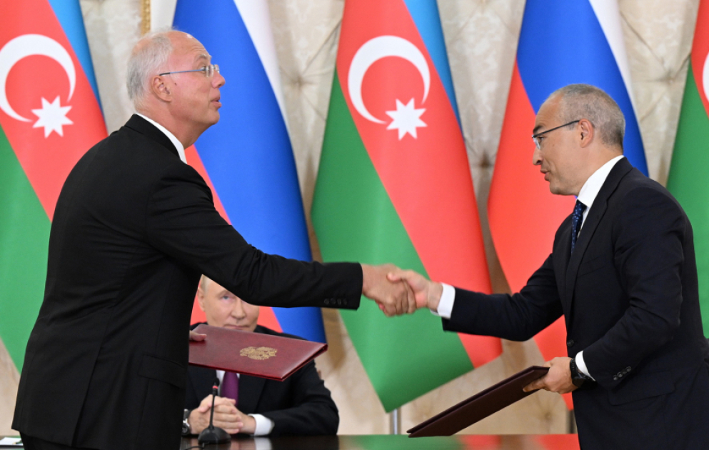 Azerbaijan and Russia exchanged the signed documents